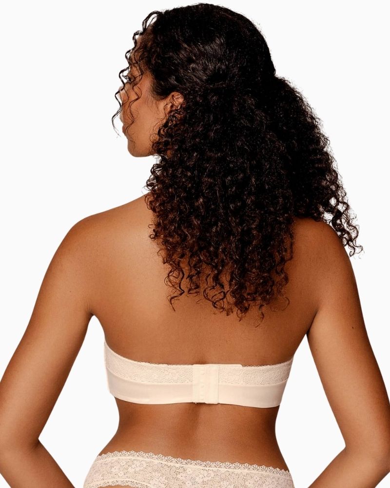 Back view of Sunkiss bra showing soft structure and optional strap loops