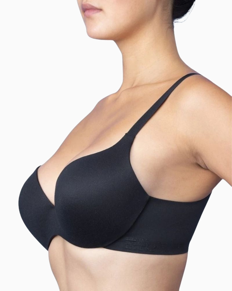 Royal Lounge Fit Bra in Black side view