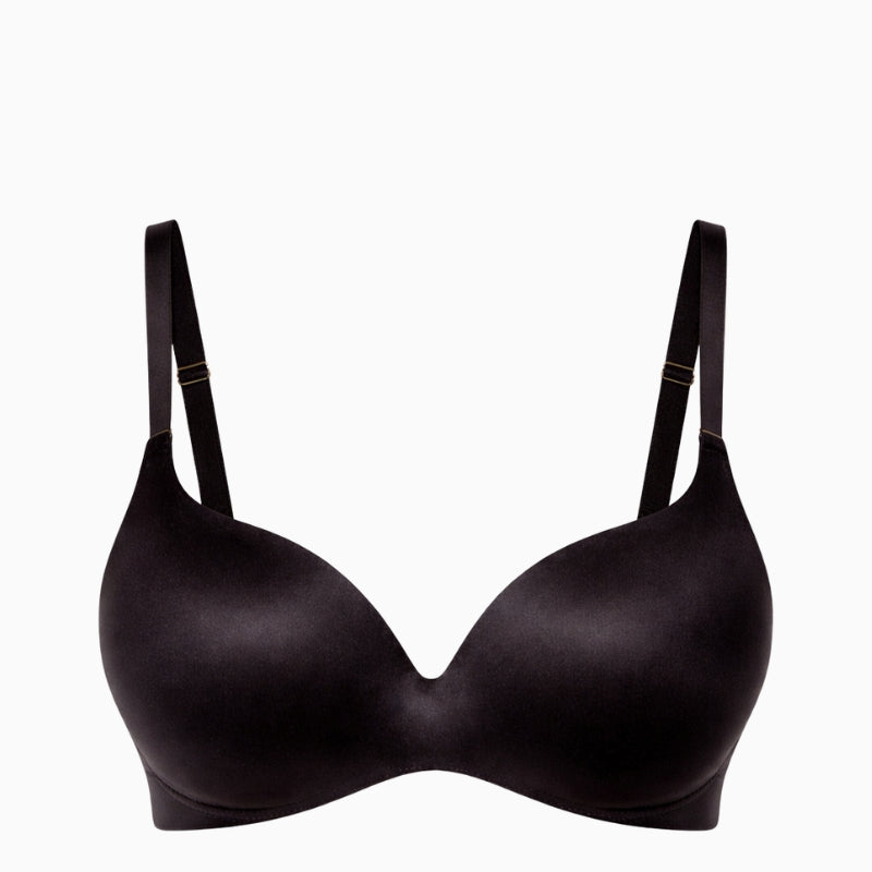 Royal Lounge Royal Fit Fashion Padded Bra in Black Sunkiss front view