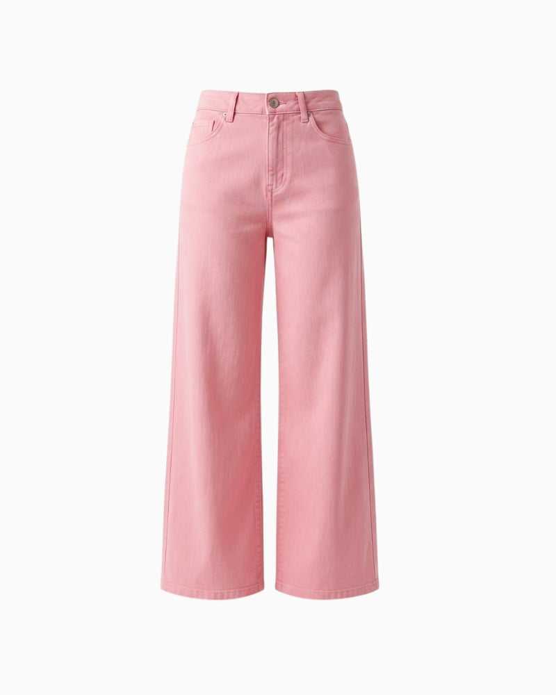 Salsa Jeans Wide Leg Jean in rose front view