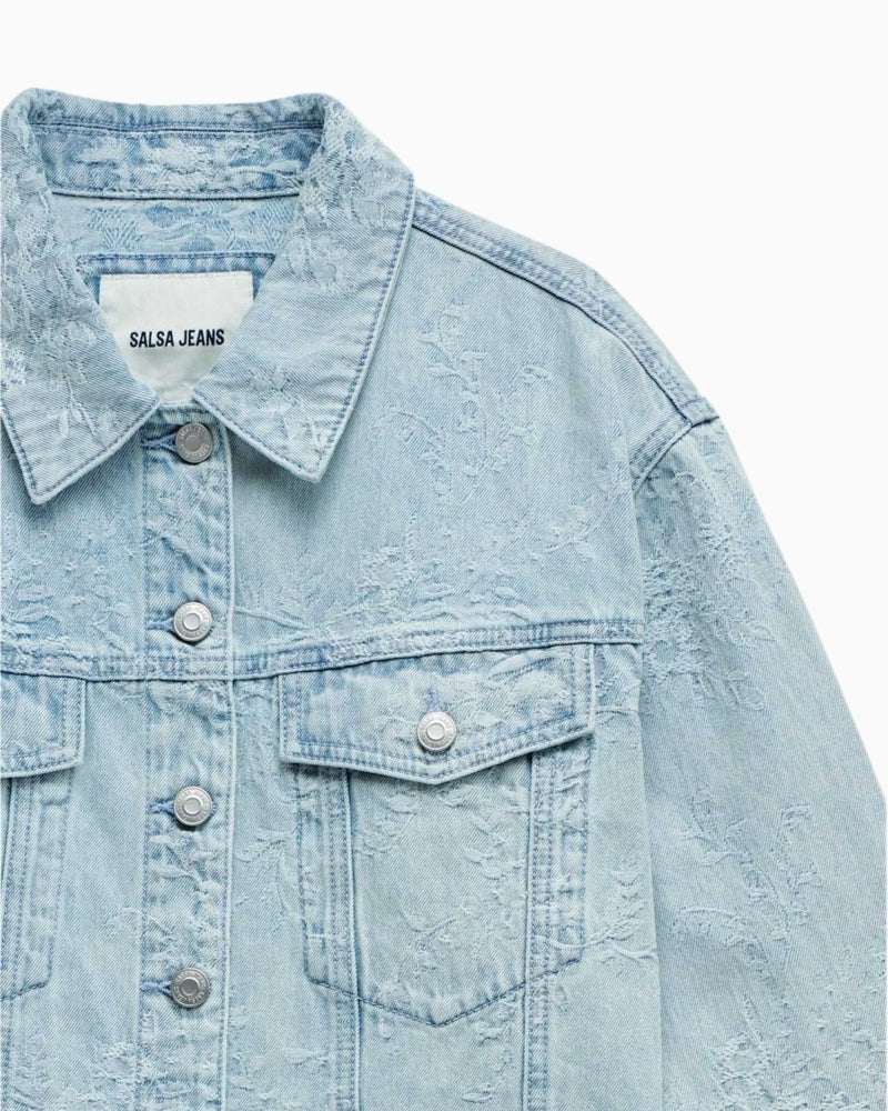 Salsa Jeans denim jacket front pockets detail