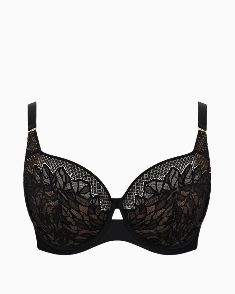 Front view of Panache Sophia bra showing full cup support