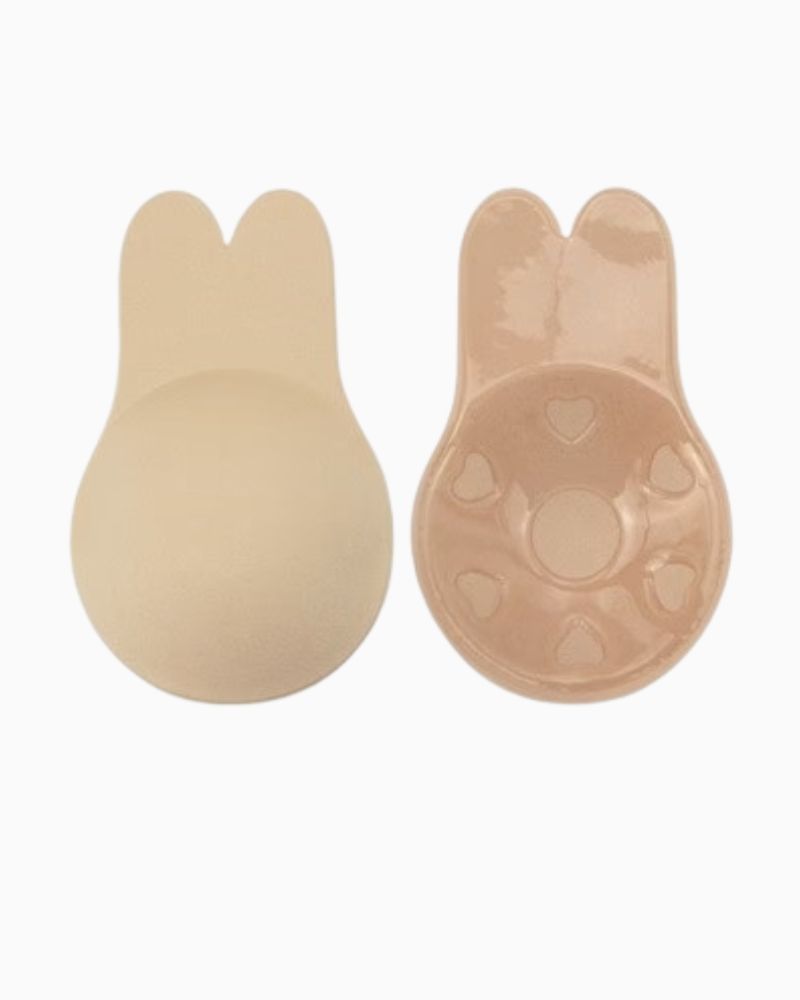 Close-up of Boobie Bunnies showing seamless nude design and skin-safe adhesive