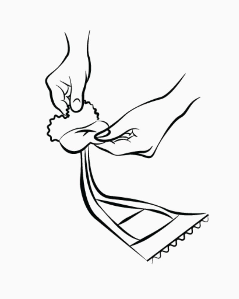 Instruction guide for Secret Weapons Commando-G V-String application and care