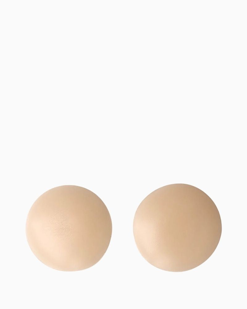 Close-up of Secret Weapons seamless 10cm nipple covers for fuller coverage