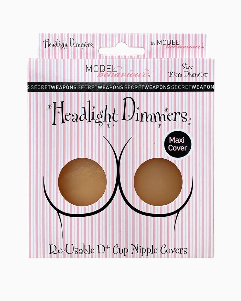 Pack of Secret Weapons reusable silicone nipple covers with skin-safe adhesive