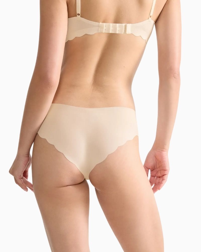 Back view of Sloggi hipster briefs with invisible seam-free finish