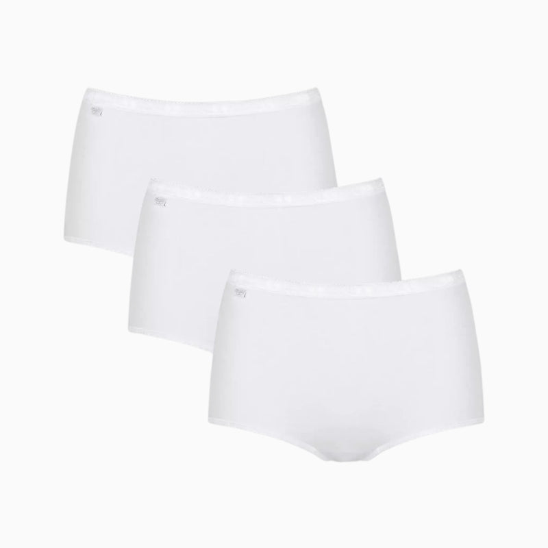 Sloggi - Maxi Briefs in White 3 pack details