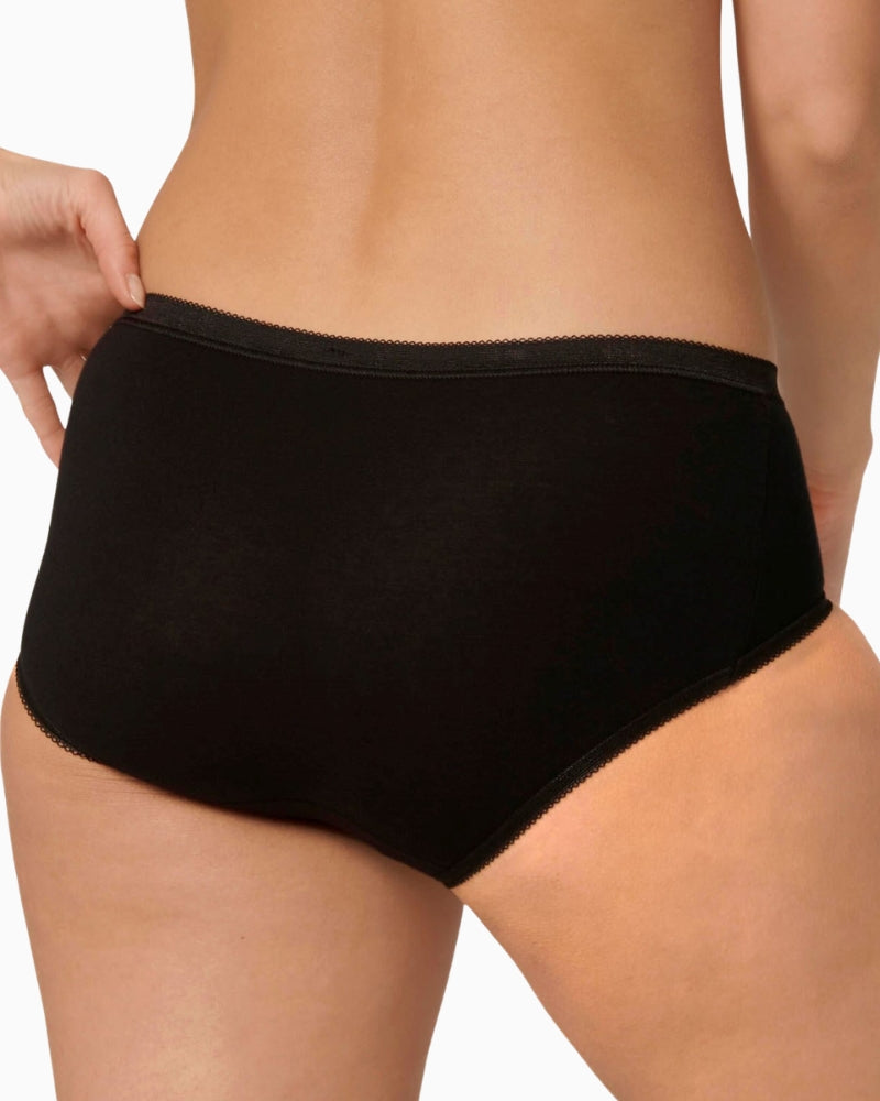 Sloggi Basic Midi 3-pack black waistband detail