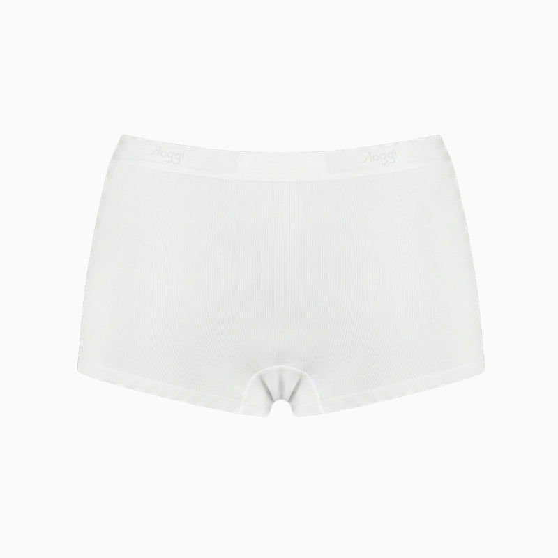 Sloggi Sensual Fresh Short Knickers in White waistband detail