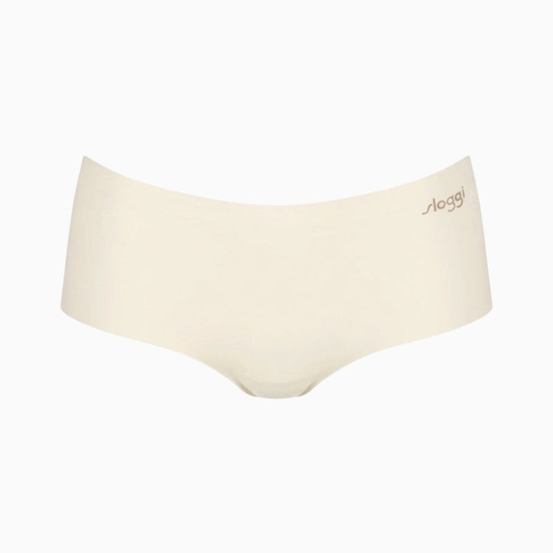 Sloggi Zero Microfibre Short Brief in cream front view