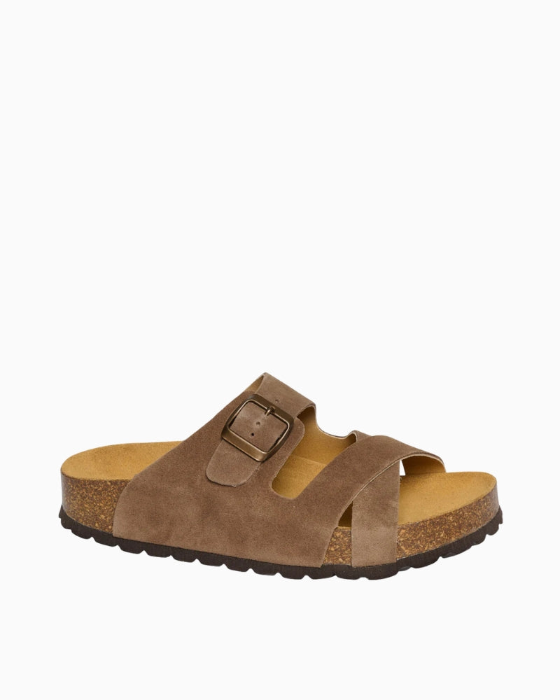 Tim & Simonsen Thea Nature Lodo Sandals in Natural side view