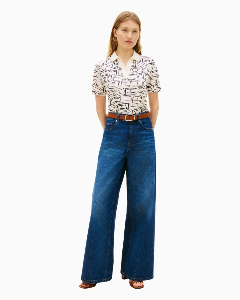 Tommy Hilfiger polo styled with denim jeans – Áines Boutique