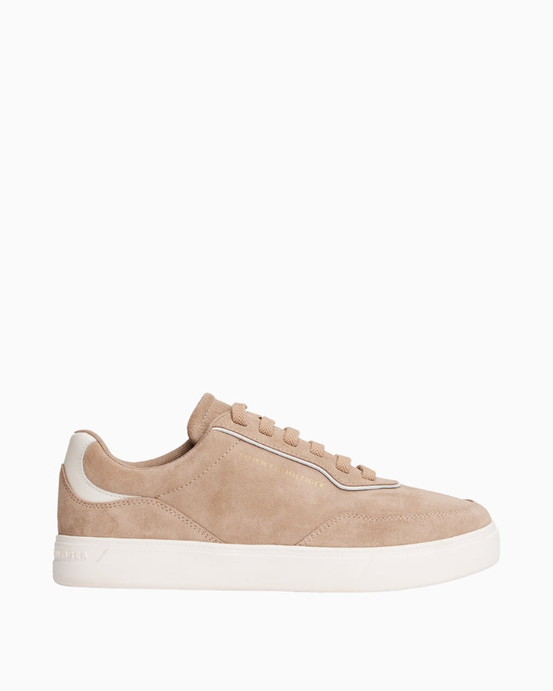 Casual suede sneakers by Tommy Hilfiger in 100% cow suede leather