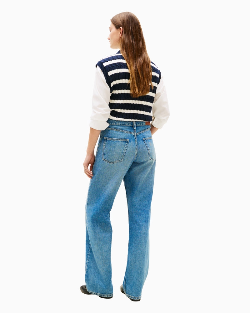 Tommy Hilfiger Finn loose straight raw denim jeans – Áines Boutique
