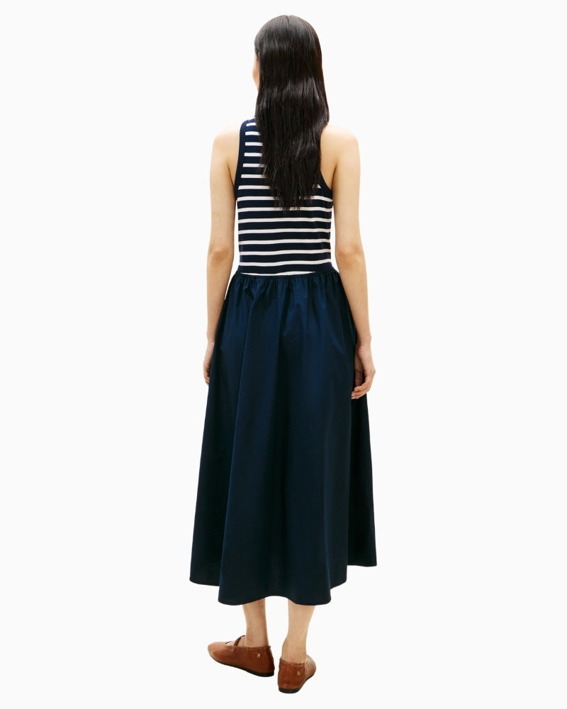 Striped bodice detail on Tommy Hilfiger poplin dress – Áines Boutique