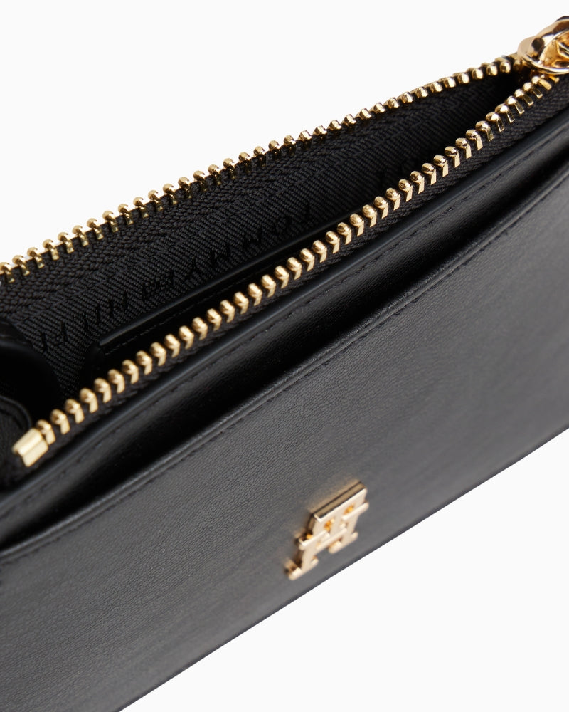 Compact card wallet with multiple card slots and mini coin pouch