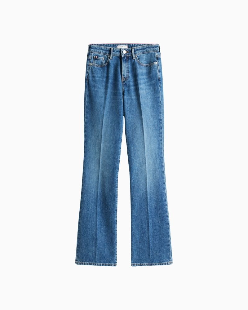 Tommy Hilfiger mid-rise bootcut jeans in classic stretch denim with fading
