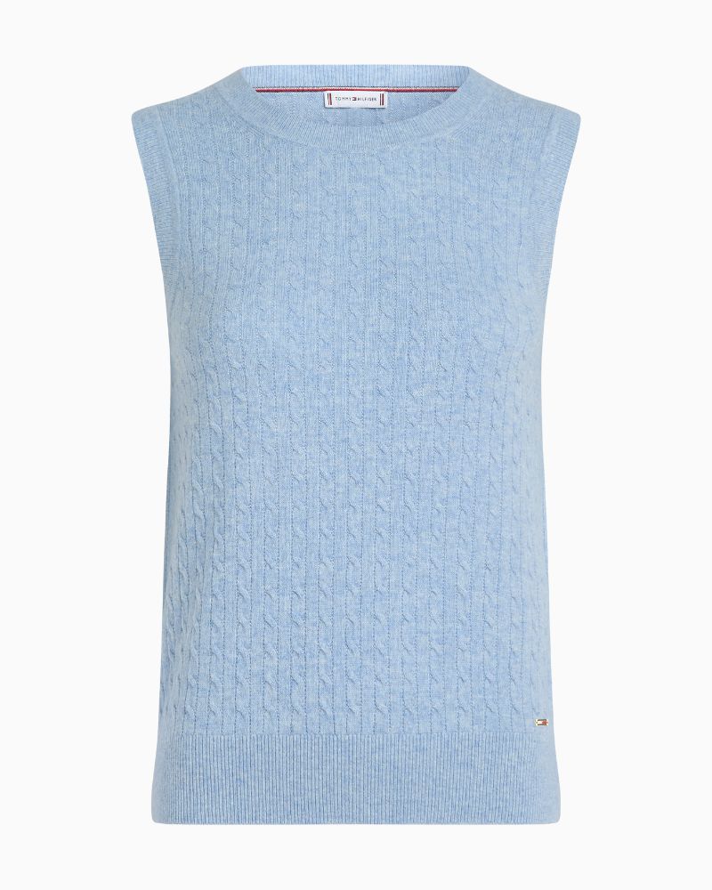 Tommy Hilfiger - Mini Cable C Neck Tanktop