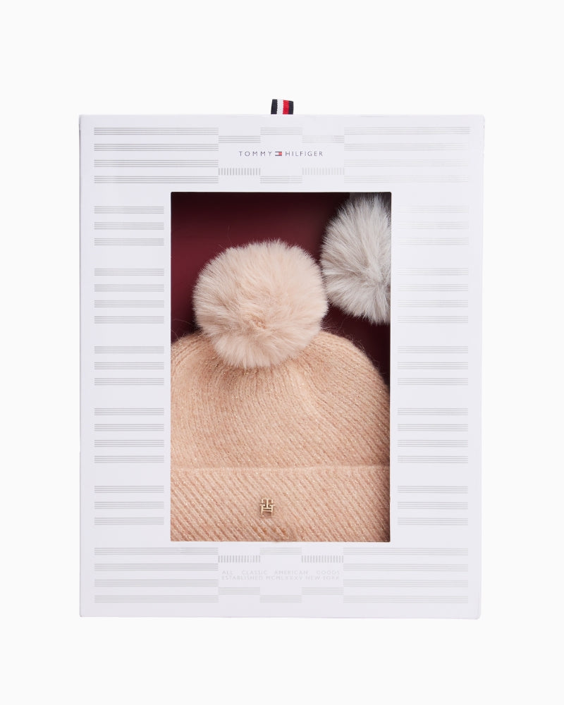 Soft wool-alpaca knit beanie with stretch fit