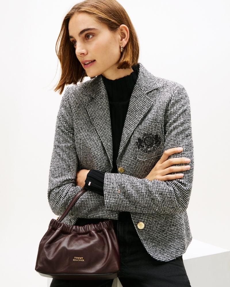 Tommy Hilfiger mini crossbody bag in brown for hands-free wear