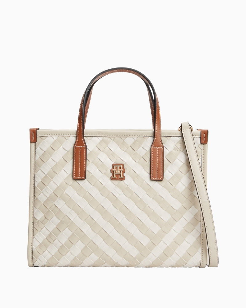 Tommy Hilfiger TH City mini tote front view – Áines Boutique
