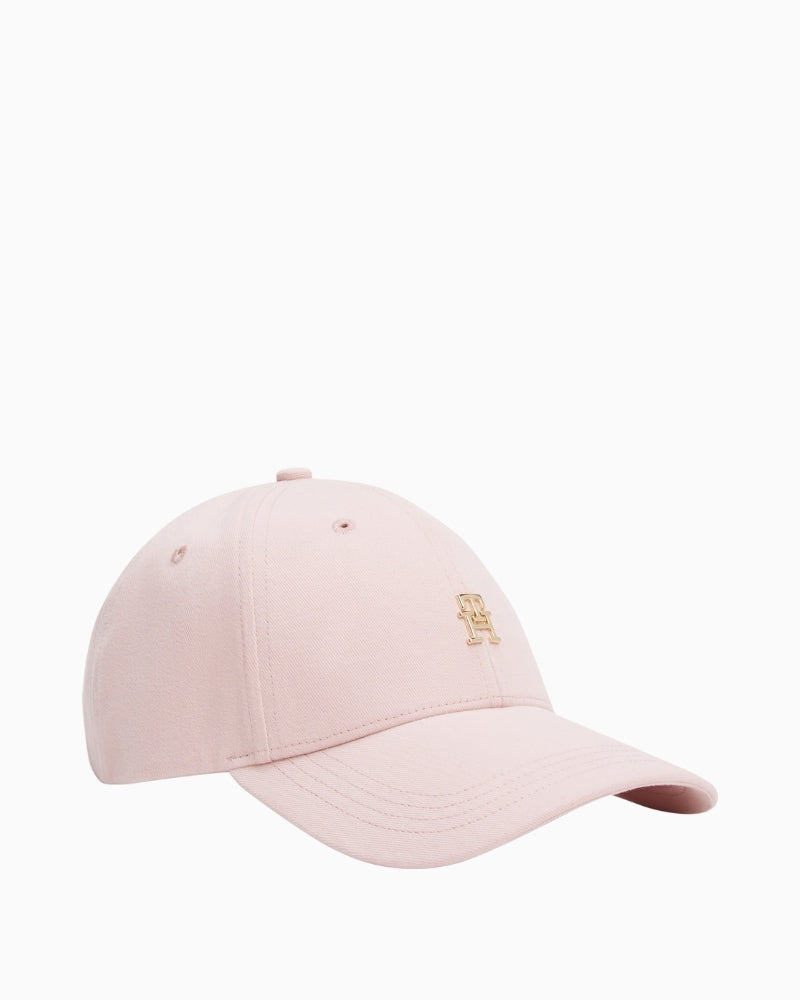 Tommy Hilfiger TH Elevated Chic cap light pink front view – Áines Boutique