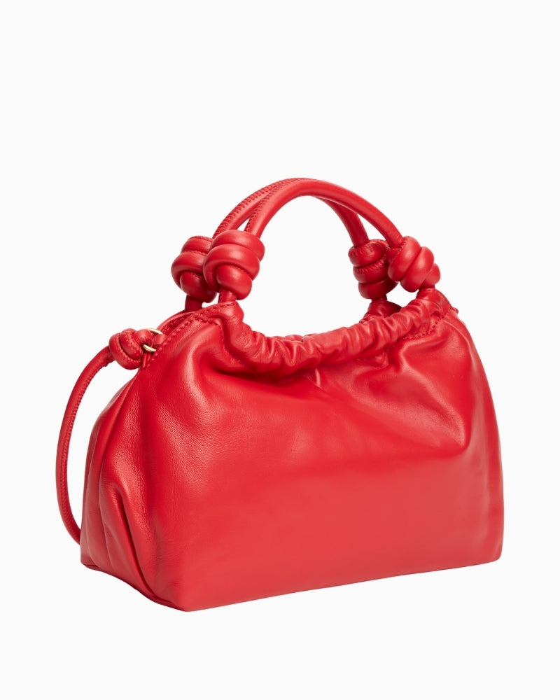Tommy Hilfiger soft leather medium crossover red full view – Áines Boutique