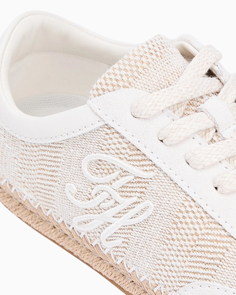 Tommy Hilfiger rope trainers lace and logo detail