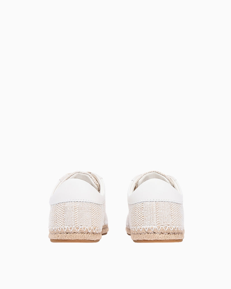 Tommy Hilfiger trainers natural back view