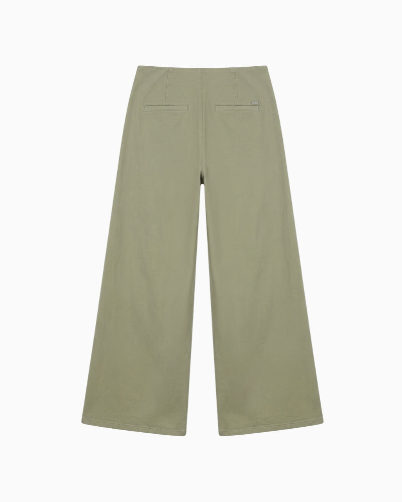Toni Jenny Culotte in Khaki back view