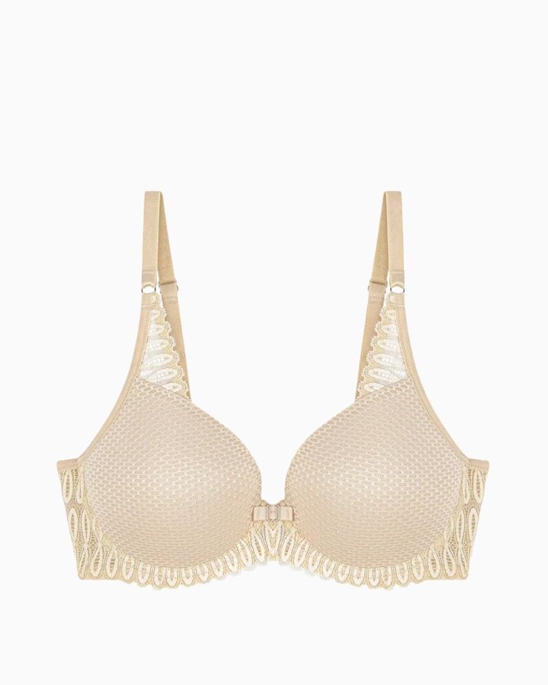 Triumph Aura Spotlight bra in creamy dream with soft lace cups