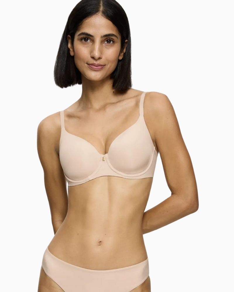 Triumph Body Make-Up Essentials spacer bra in nude beige microfibre