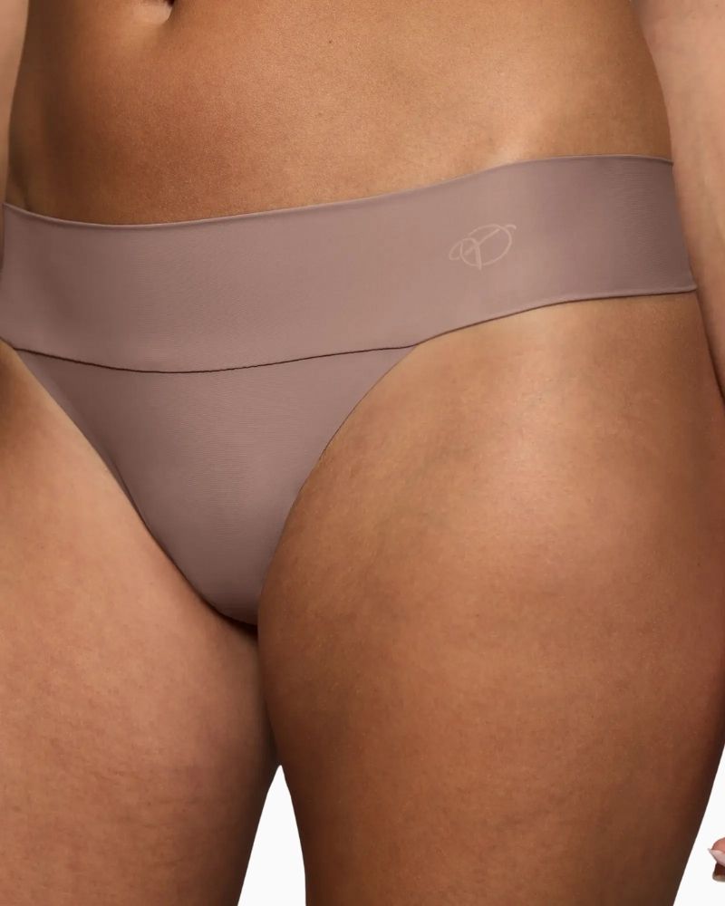 Close-up of Triumph seamless string brief showing soft-touch fabric and no VPL design