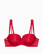 Front view of wired padded Triumph Palina bra with spacer cups