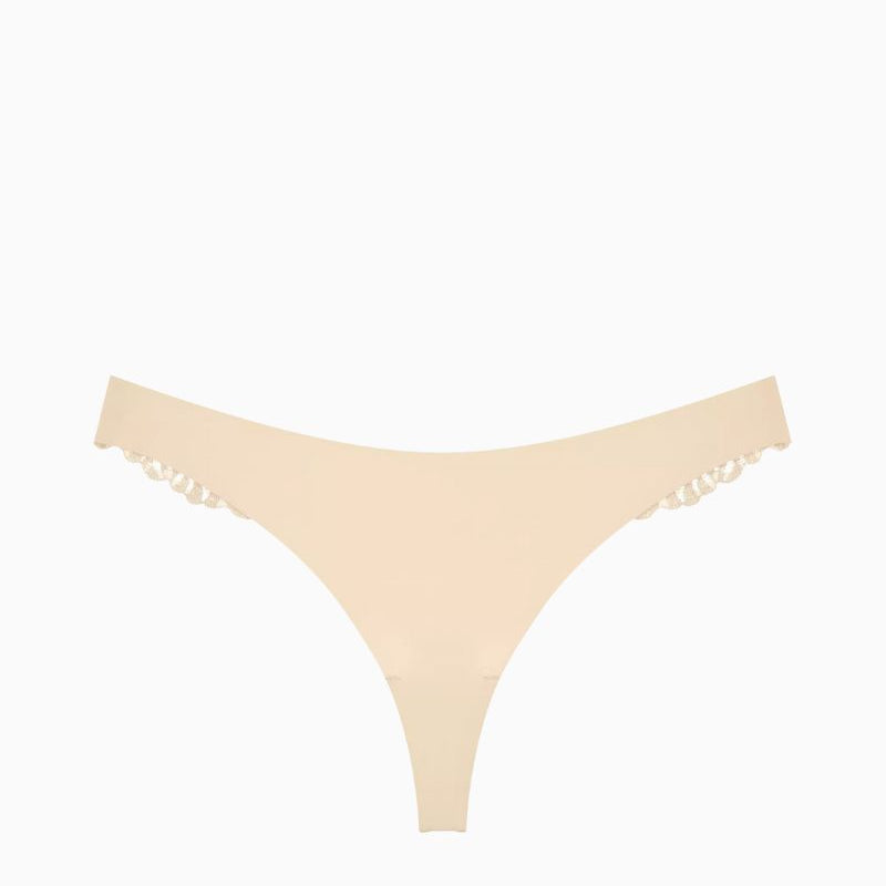 Front view of Triumph seamless string underwear in sustainable fabric