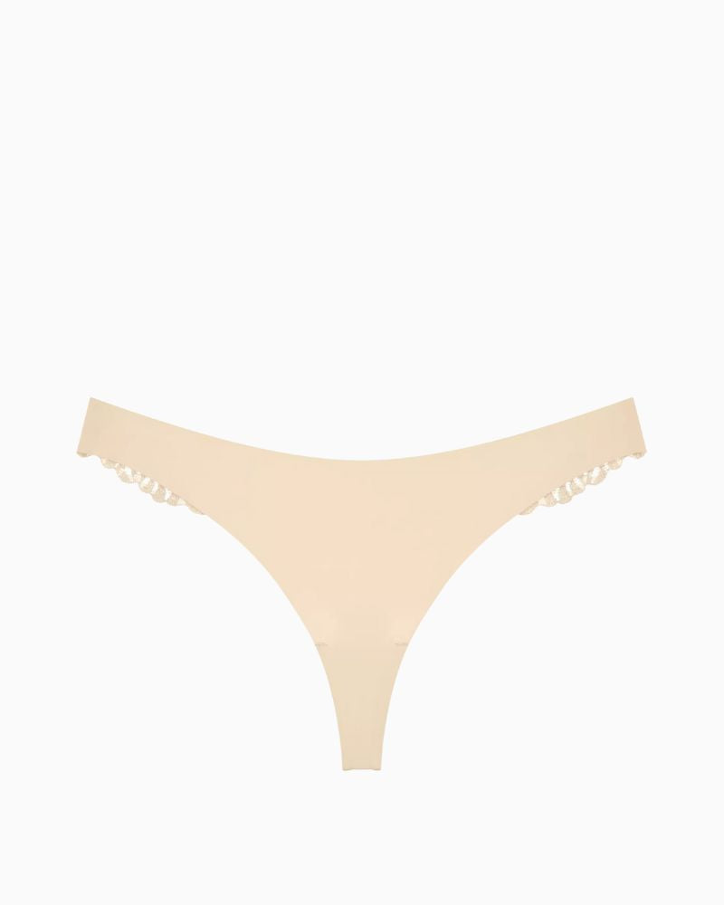 Front view of Triumph seamless string underwear in sustainable fabric