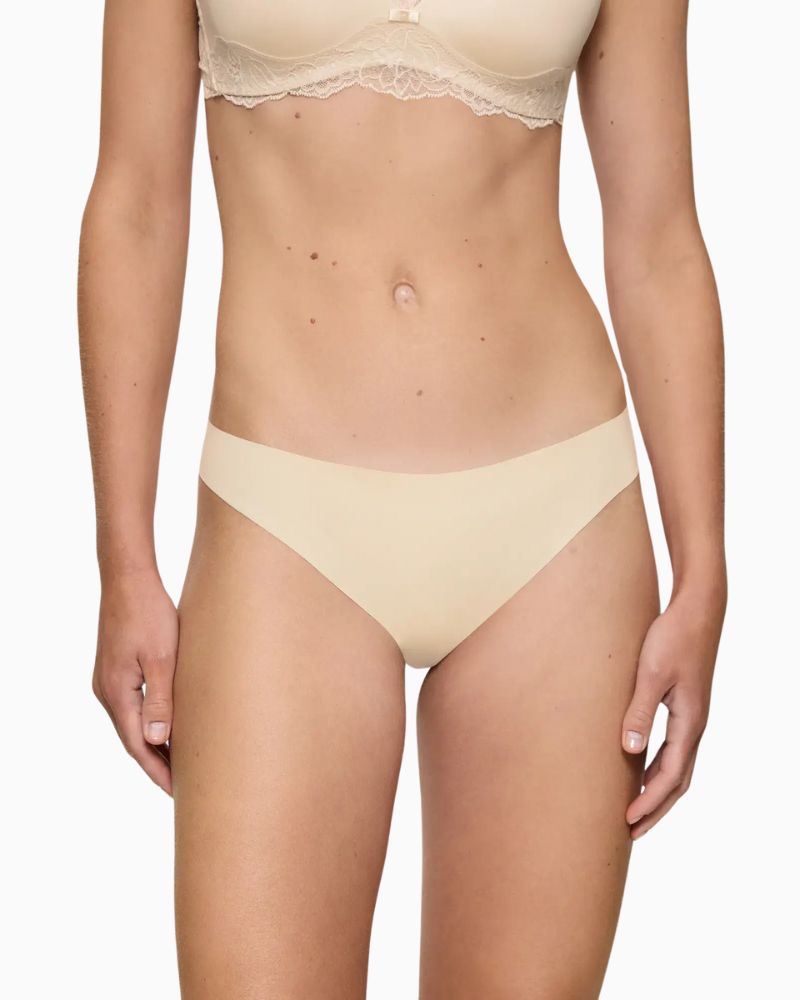 Front view of Triumph seamless string underwear in sustainable fabric