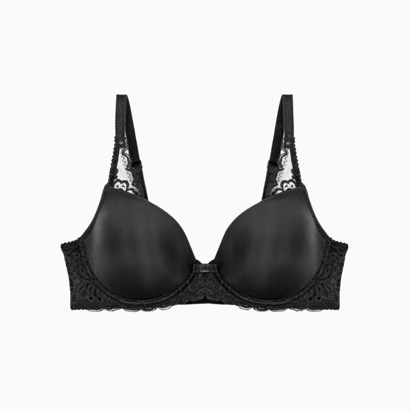 Triumph Amourette Spotlight Padded Bra in black front view