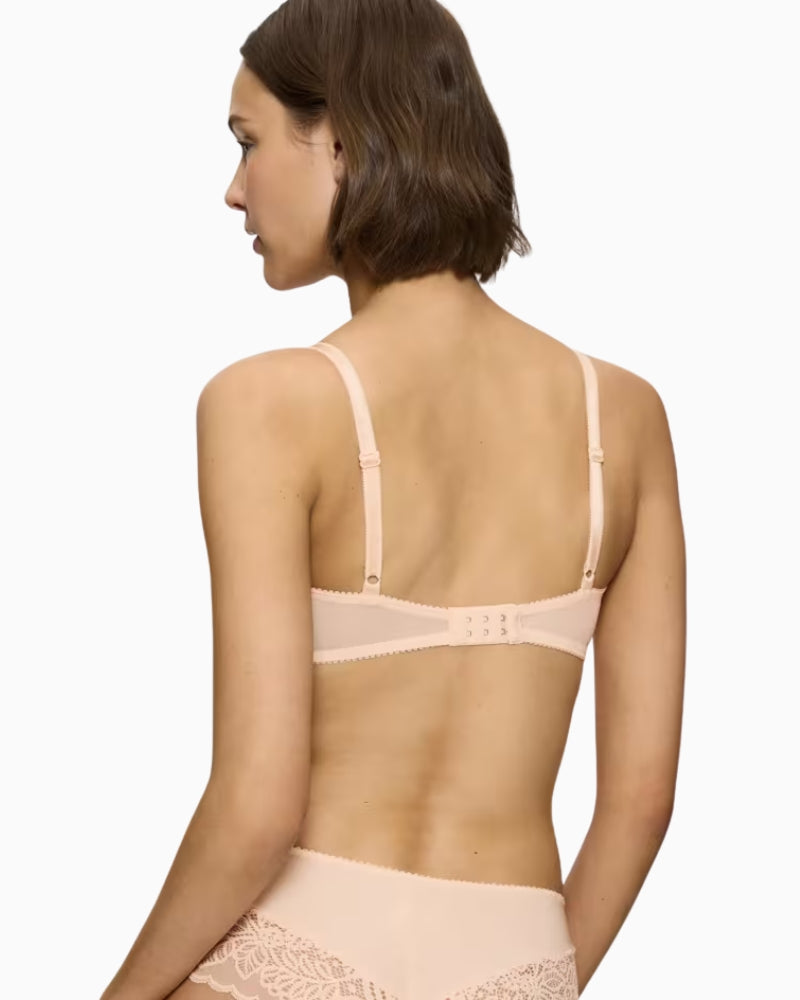 Triumph Amourette Spotlight Padded Bra in nude back view