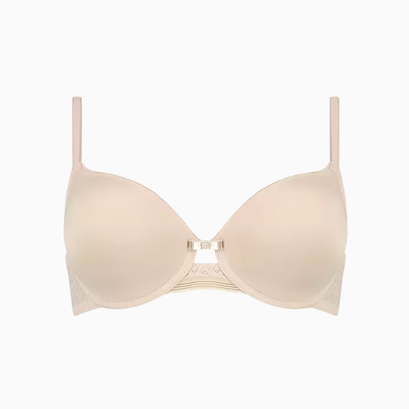 Triumph Beauty-Full Essential Wired Padding Bra in nude front view