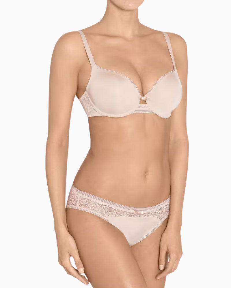 Triumph Beauty-Full Essential Wired Padding Bra in nude side view