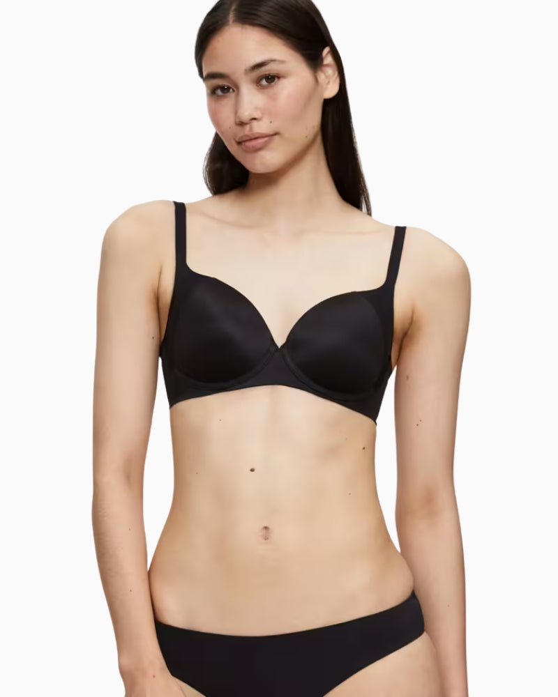 Triumph Body Make-Up Soft Touch Bra in black front view