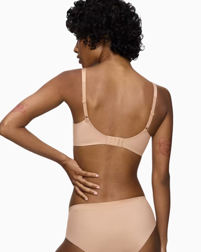 Triumph Body Make-Up Soft Touch Bra in nude back view