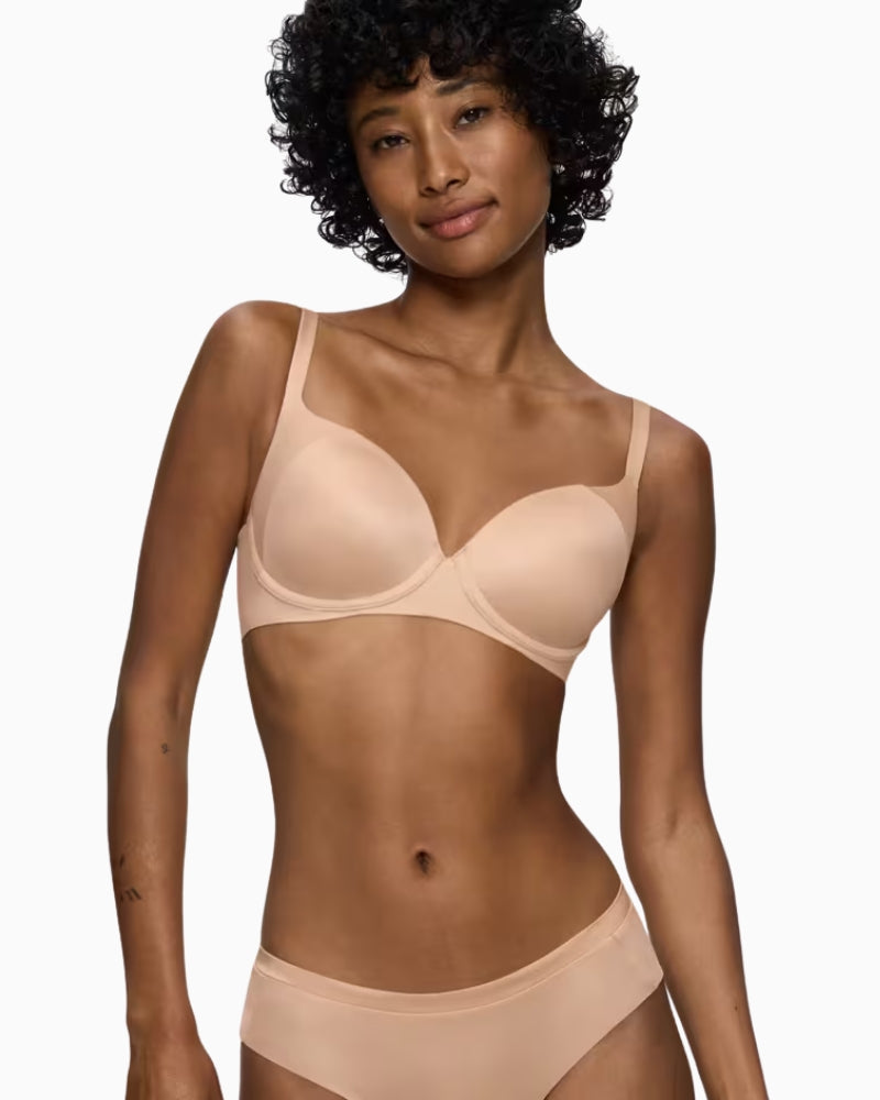 Triumph Body Make-Up Soft Touch Bra in nude front view