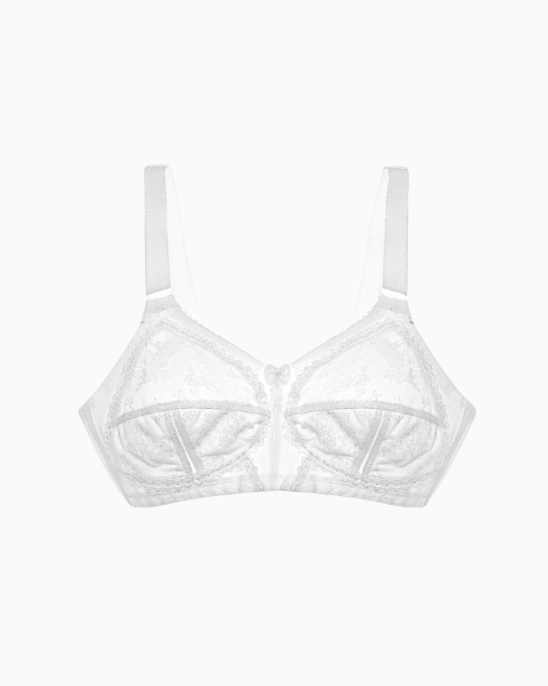 Triumph Doreen X Bra in white cup detail