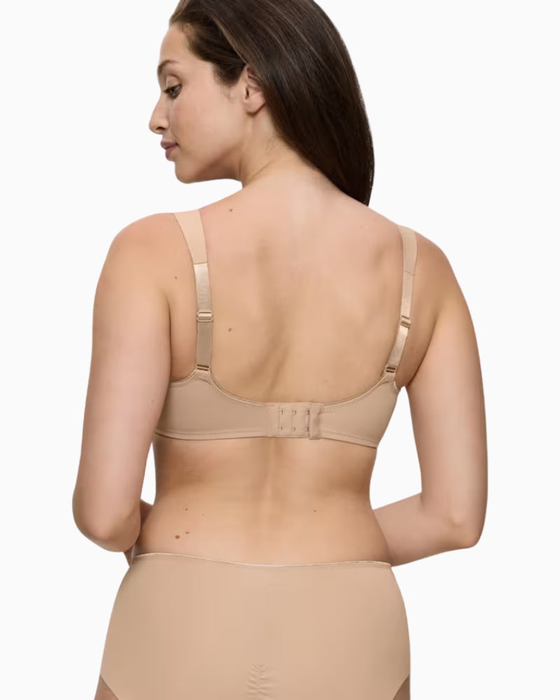 Triumph Essential Minimizer bra in Skin back view