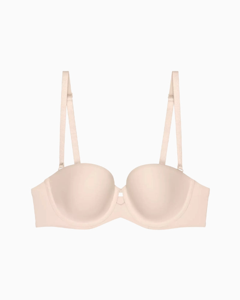 Triumph Pure Micro Wired Padded Bra in natural cup detail