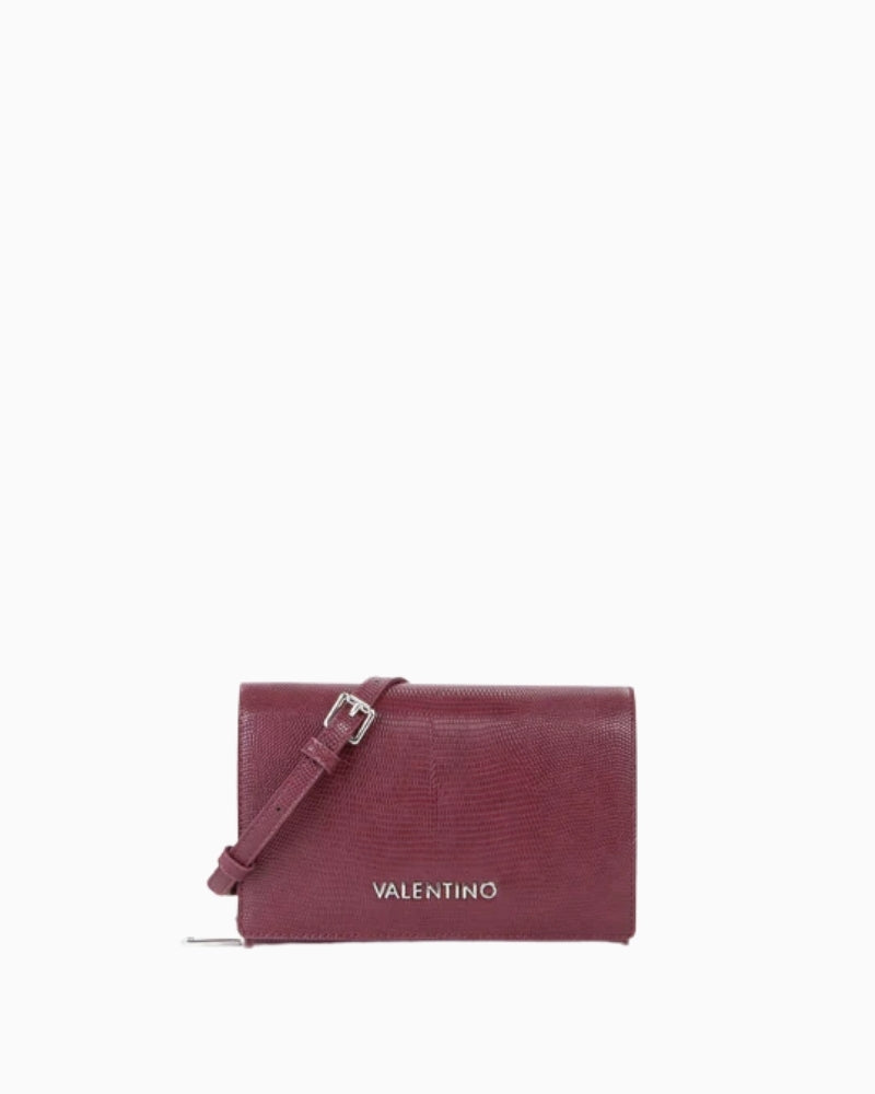 Valentino Ember clutch bag in smooth faux leather with compact shape