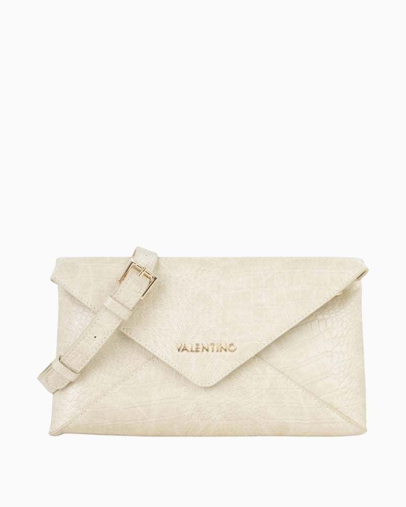 Valentino Emera Clutch ecru front view – Áines Boutique
